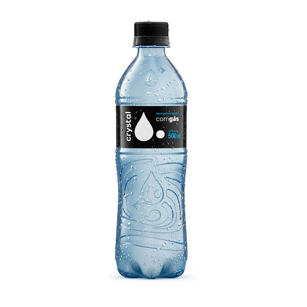 Agua com Gas Crystal 500ml - Fardo 12un