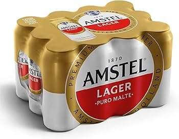 Cerveja Amstel Lager 350ml - Fardo 12un