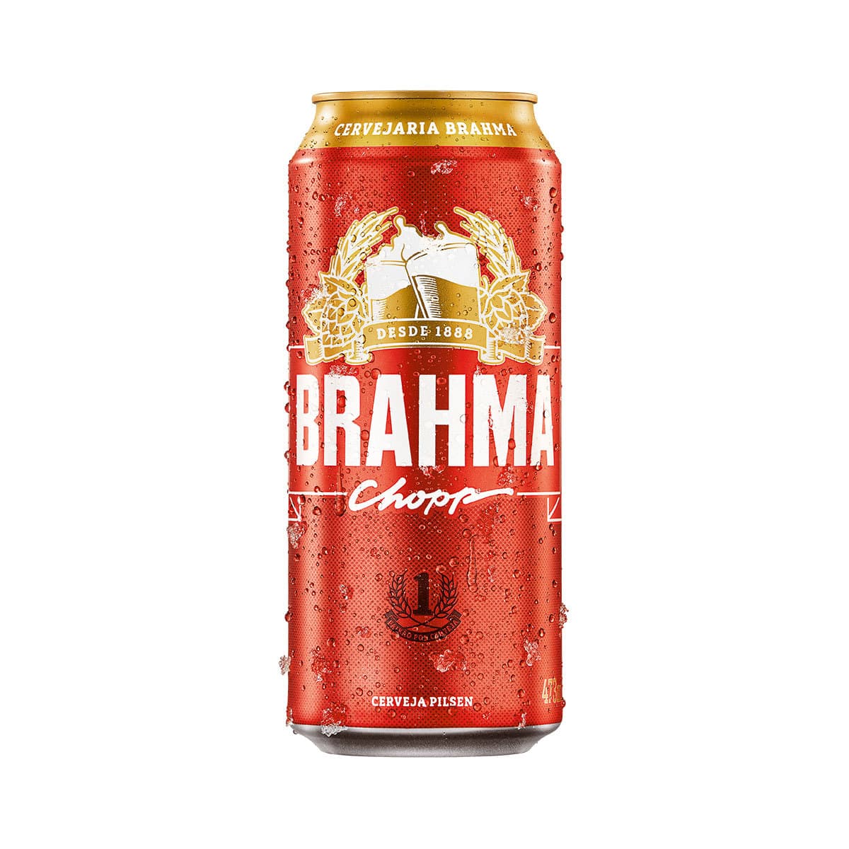 Cerveja Brahma Lata 473ml - Fardo 12un