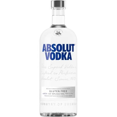 Vodka Absolut 1L - Caixa 12un